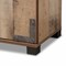 Baxton Studio Cyrille Farmhouse Rustic Finished Wood 3-Door Shoe Cabinet 169-10887 - alternate 7